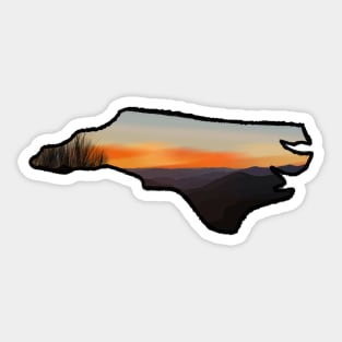 North Carolina Sunset Sticker